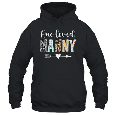Nanny Women Cute Design One Loved Nanny Mother's Day Shirt & Tank Top | siriusteestore
