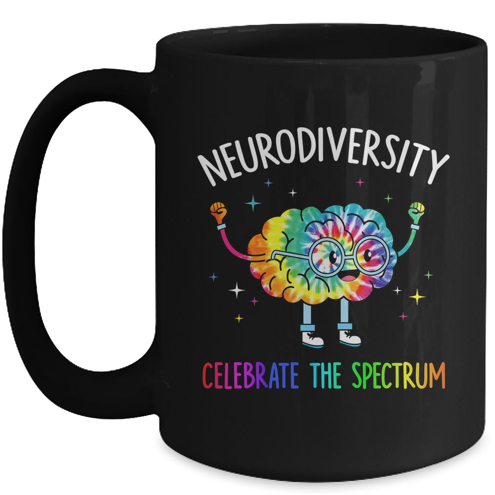 Neurodiversity Brain Autism Awareness ASD ADHD Men Women Kid Mug | siriusteestore