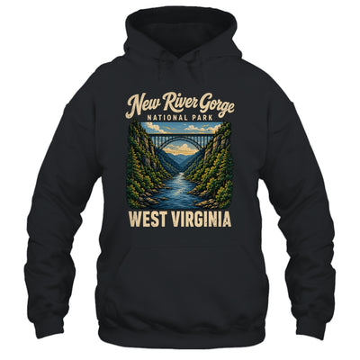 New River Gorge National Park Bridge Rafting Hiking Vintage Shirt & Tank Top | siriusteestore
