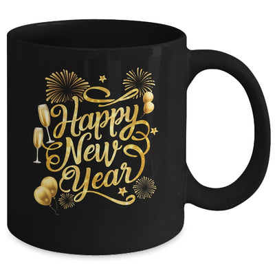 New Years 2025 Eve Party Supplies Happy New Year Fireworks Mug | siriusteestore