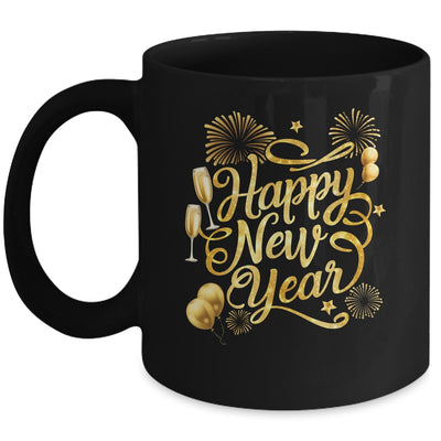 New Years 2025 Eve Party Supplies Happy New Year Fireworks Mug | siriusteestore