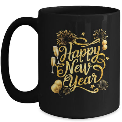 New Years 2025 Eve Party Supplies Happy New Year Fireworks Mug | siriusteestore