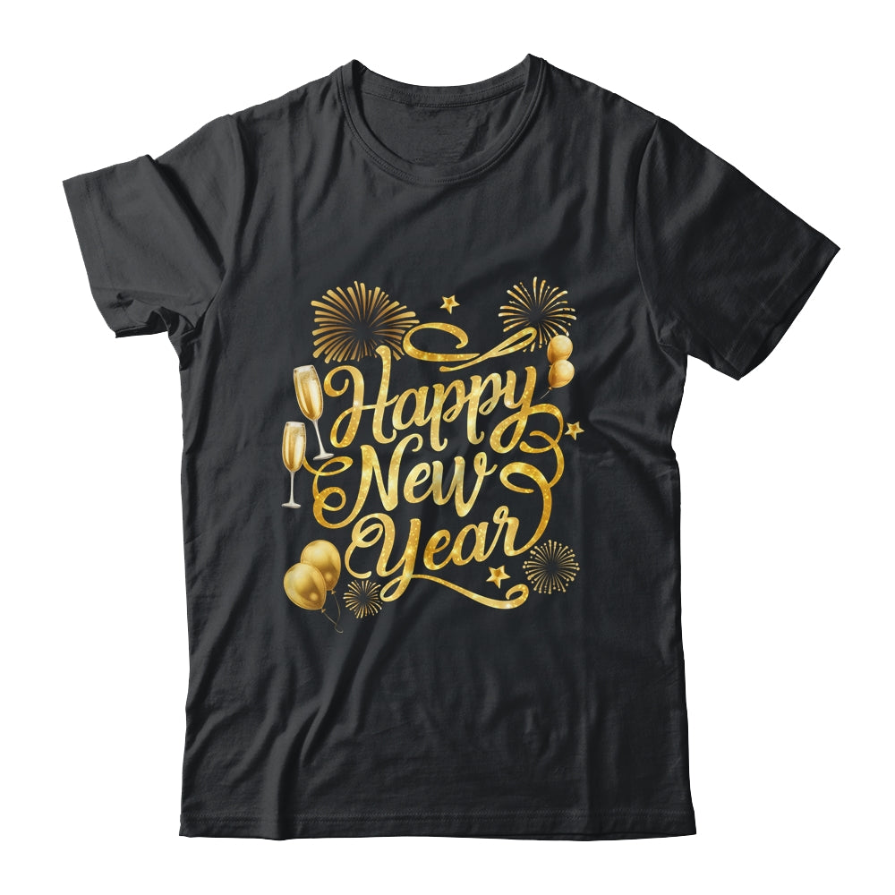 New Years 2025 Eve Party Supplies Happy New Year Fireworks Shirt & Sweatshirt | siriusteestore
