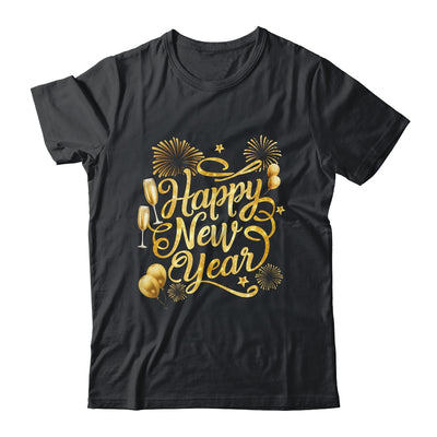 New Years 2025 Eve Party Supplies Happy New Year Fireworks Shirt & Sweatshirt | siriusteestore