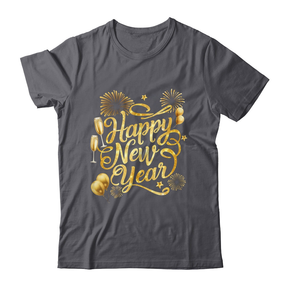New Years 2025 Eve Party Supplies Happy New Year Fireworks Shirt & Sweatshirt | siriusteestore