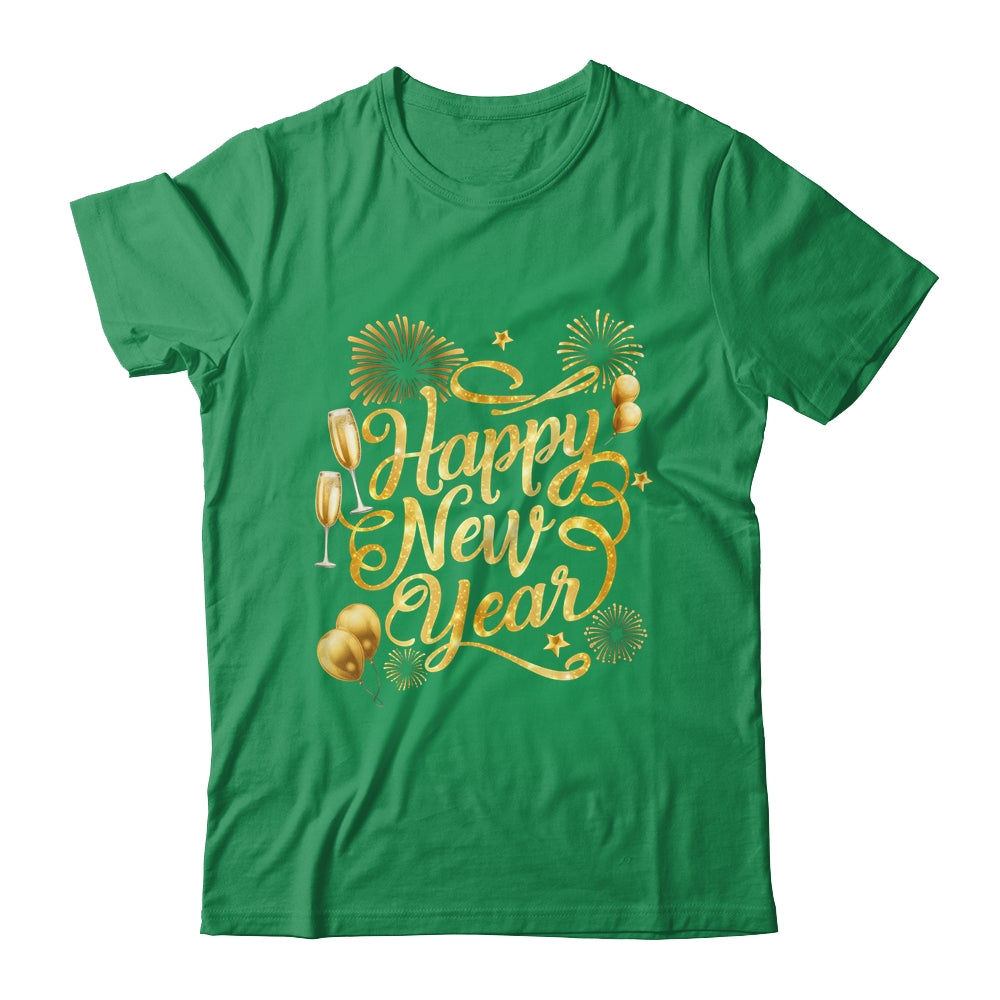 New Years 2025 Eve Party Supplies Happy New Year Fireworks Shirt & Sweatshirt | siriusteestore