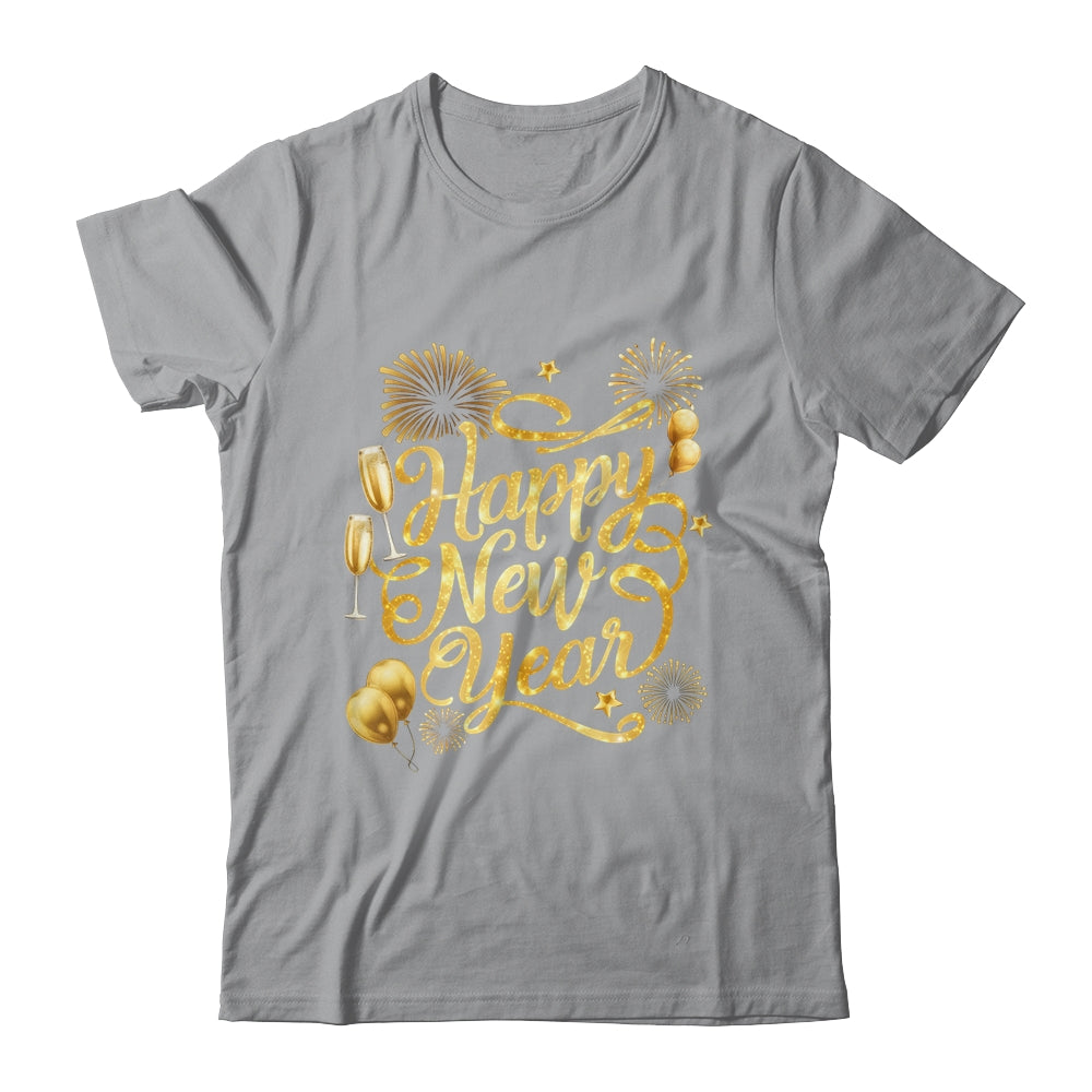 New Years 2025 Eve Party Supplies Happy New Year Fireworks Shirt & Sweatshirt | siriusteestore