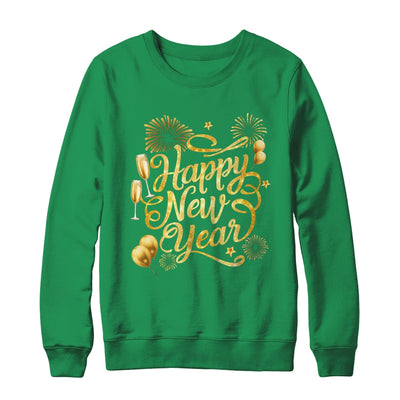 New Years 2025 Eve Party Supplies Happy New Year Fireworks Shirt & Sweatshirt | siriusteestore