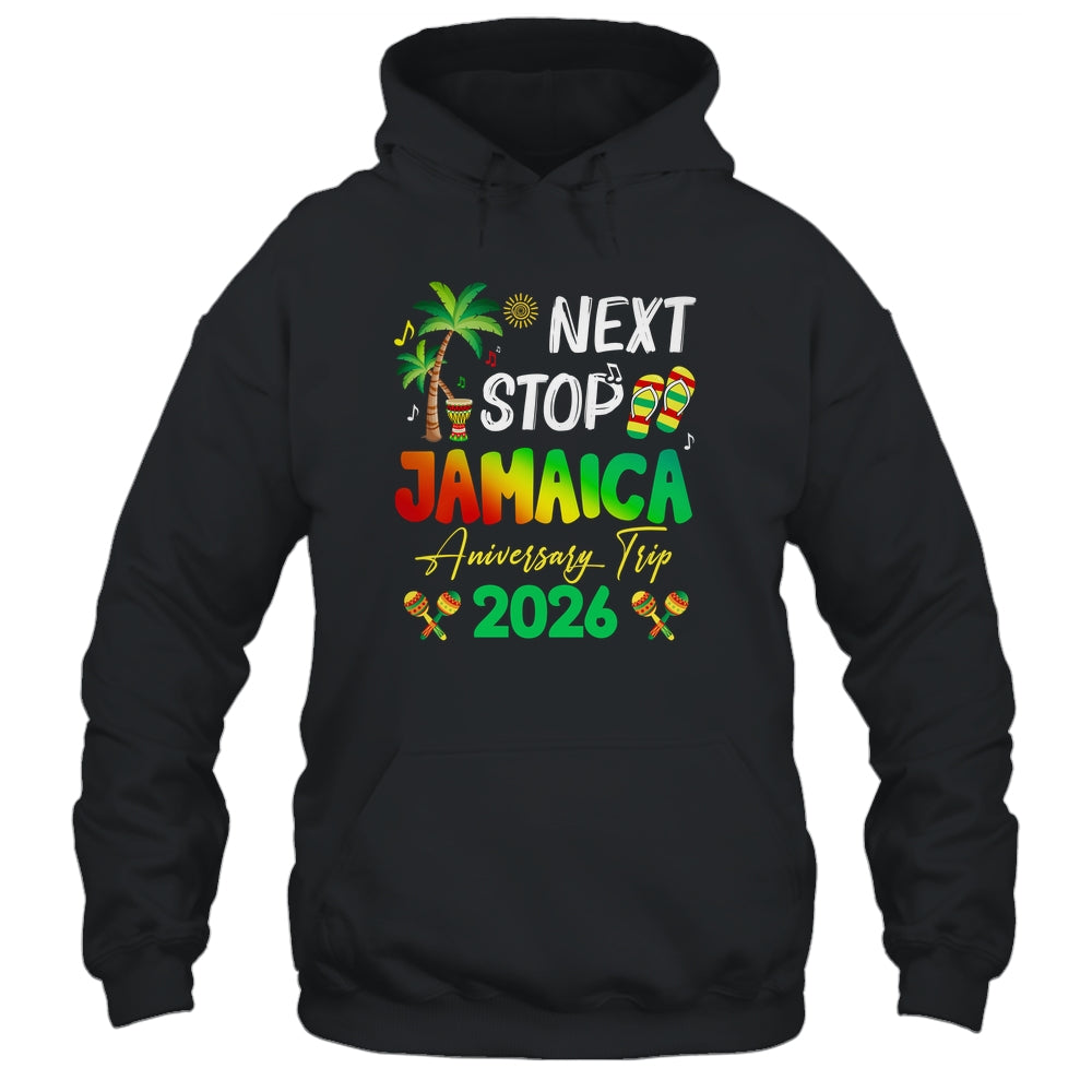 Next Stop Jamaica 2026 Couples Anniversary Family Trip Shirt & Tank Top | siriusteestore