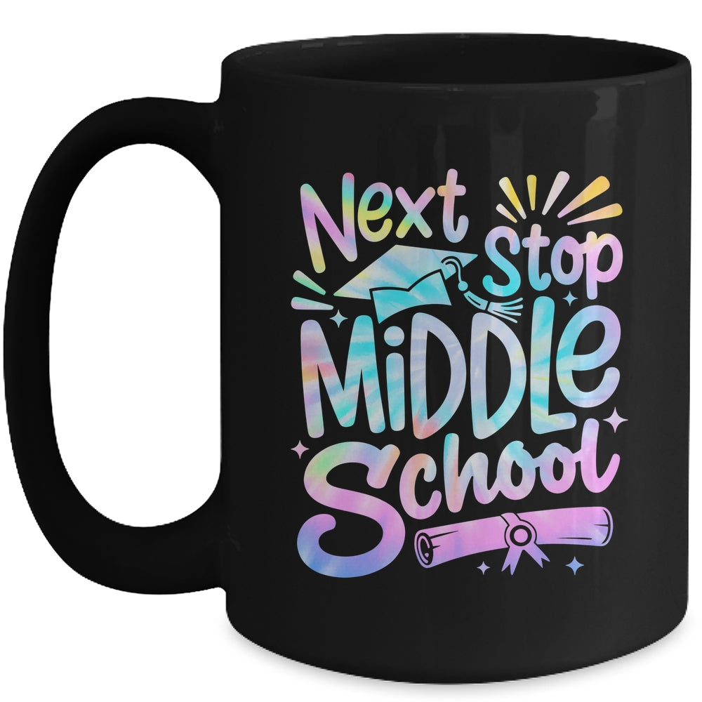 Next Stop Middle School Elementary School Graduation 2025 Mug | siriusteestore
