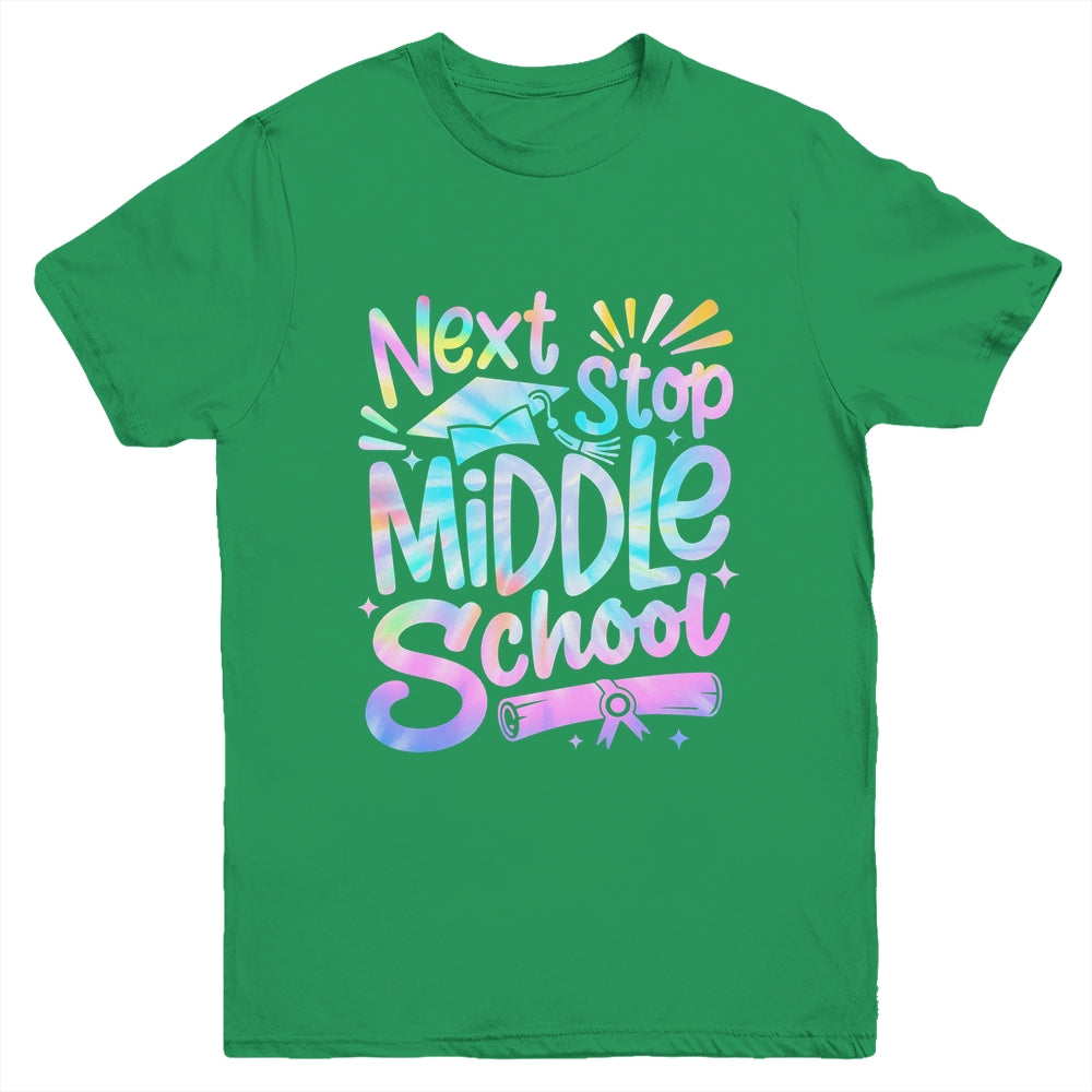 Next Stop Middle School Elementary School Graduation 2025 Youth Shirt | siriusteestore