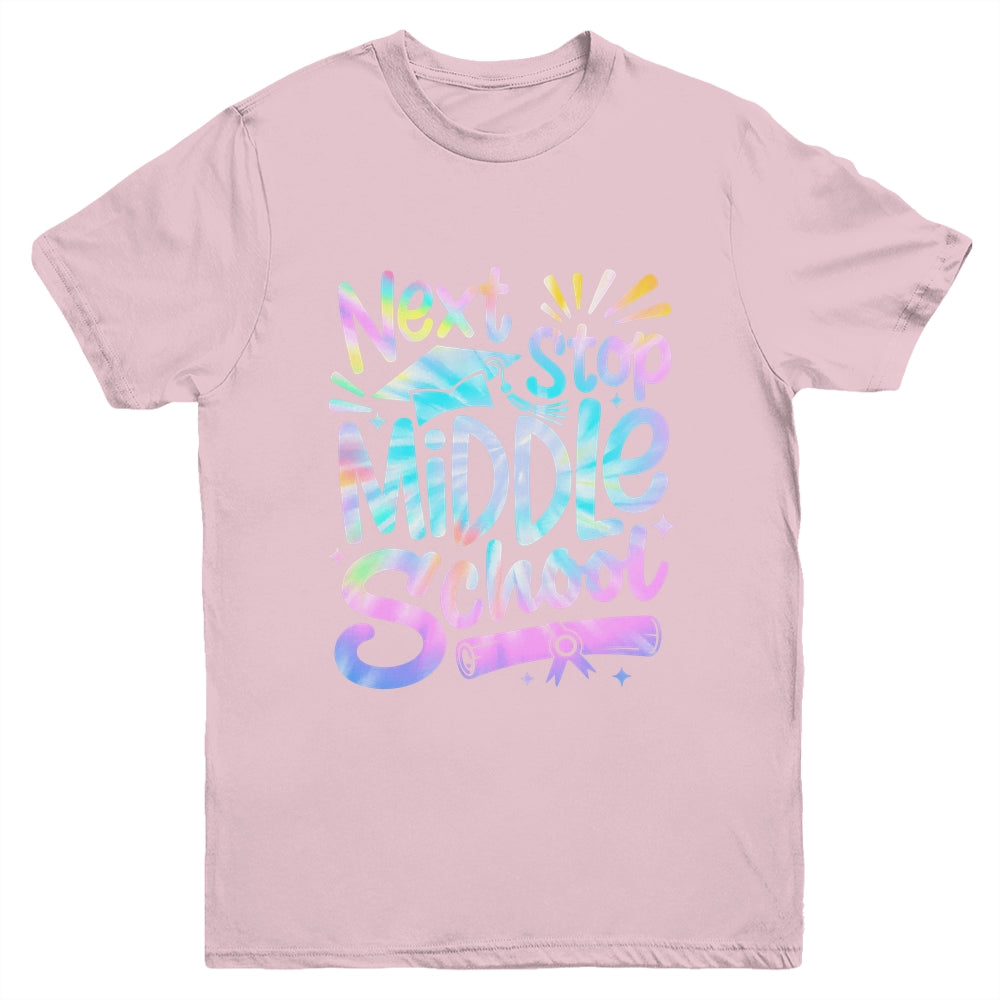 Next Stop Middle School Elementary School Graduation 2025 Youth Shirt | siriusteestore