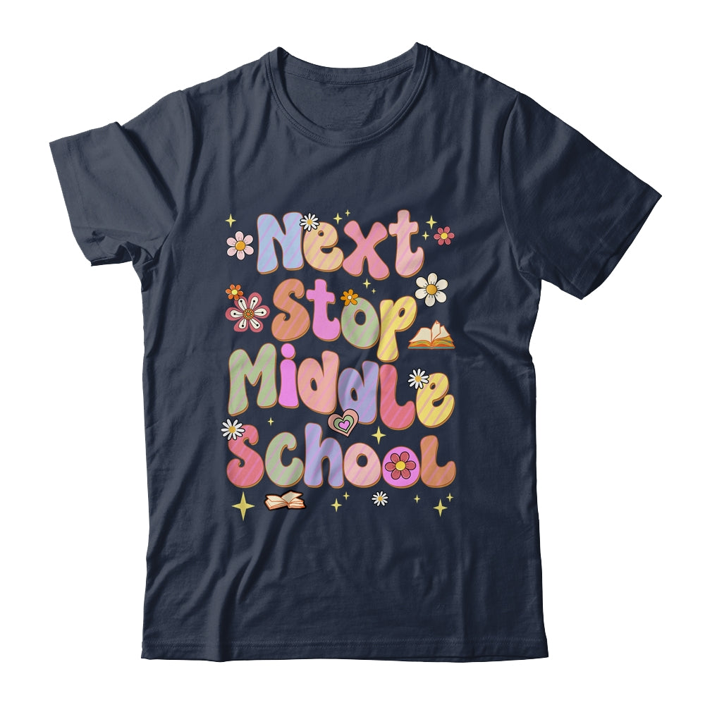 Next Stop Middle School Groovy Elementary School Graduation Shirt & Hoodie | siriusteestore