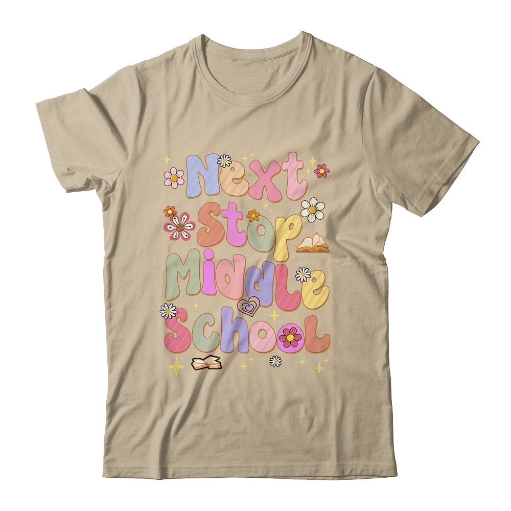 Next Stop Middle School Groovy Elementary School Graduation Shirt & Hoodie | siriusteestore