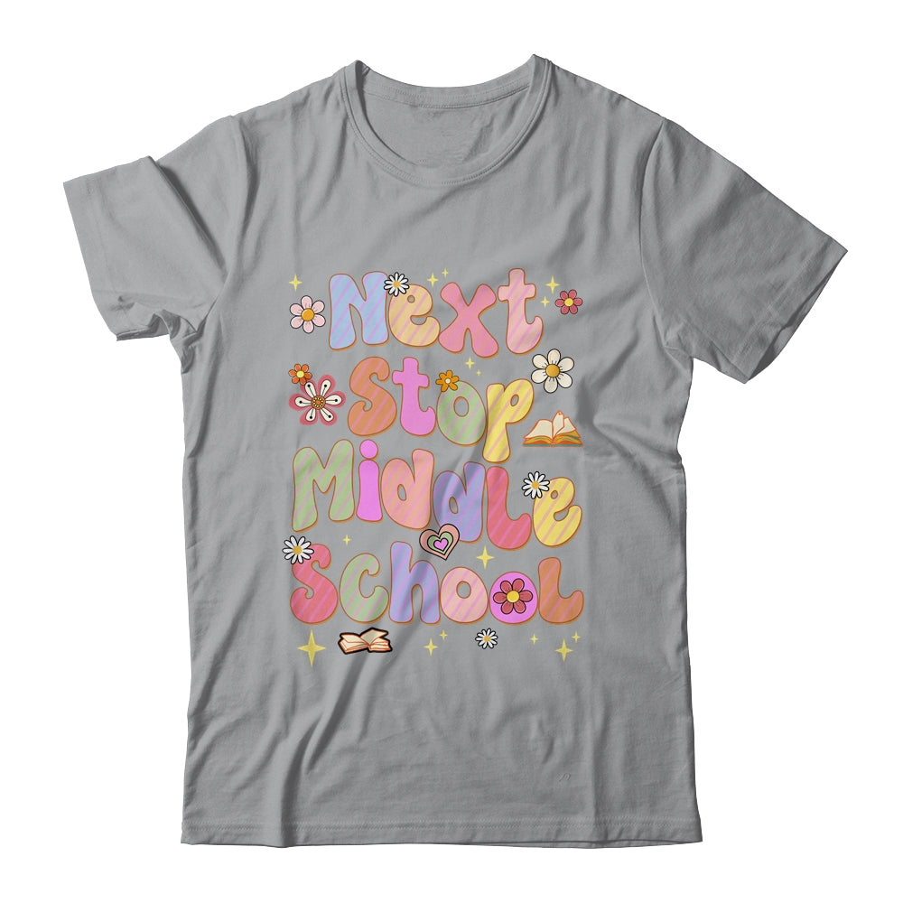 Next Stop Middle School Groovy Elementary School Graduation Shirt & Hoodie | siriusteestore