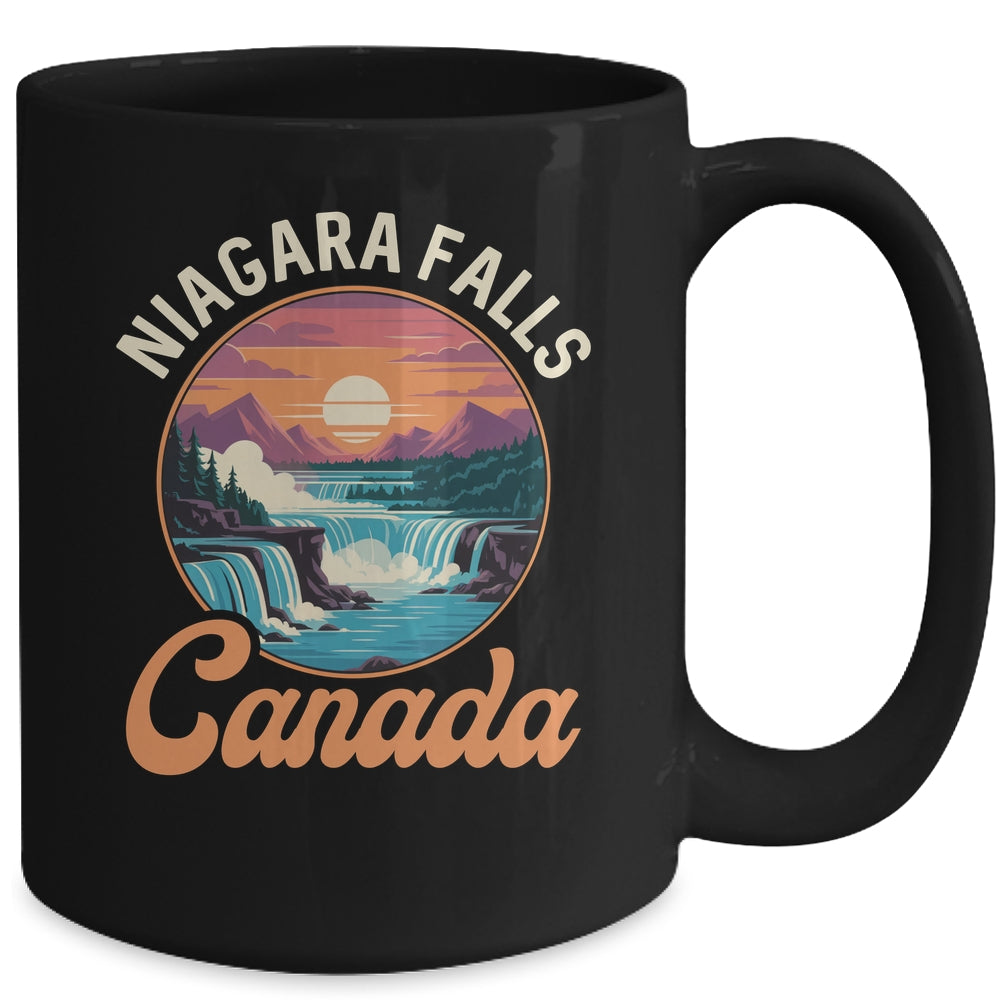 Niagara Falls Canada Retro Family Vacation Trip Men Women Mug | siriusteestore