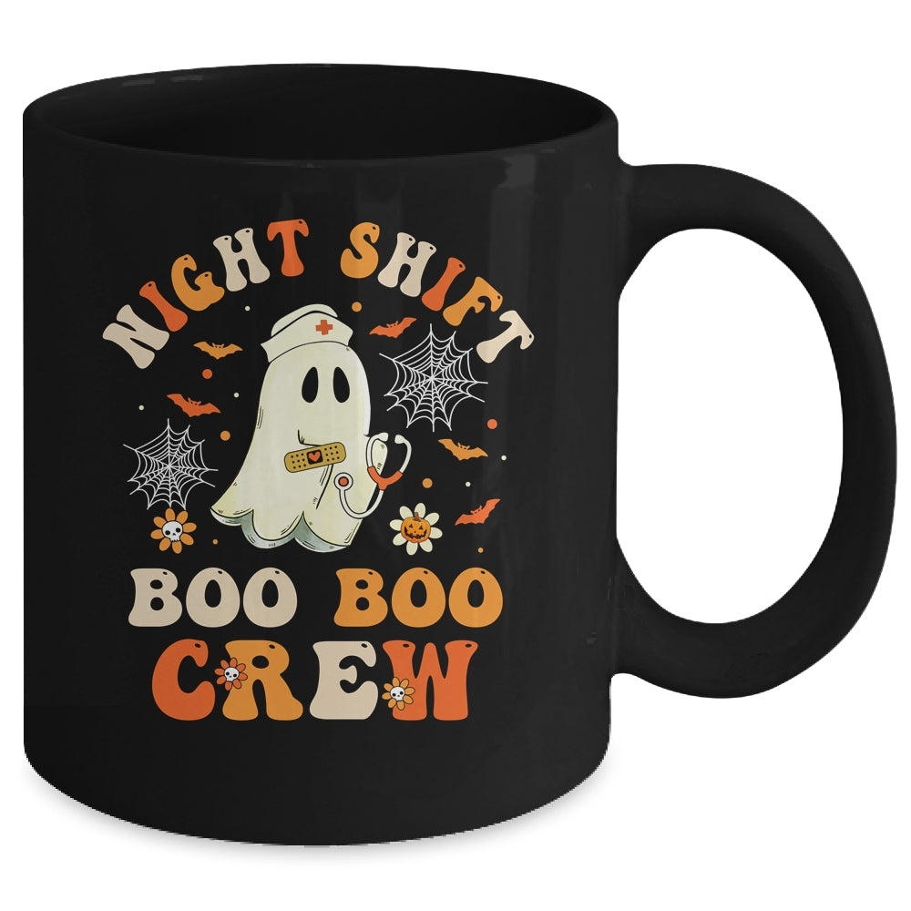 Night Shift Boo Boo Crew Doctor Nurse Ghost Halloween Mug | siriusteestore