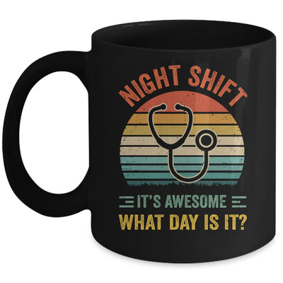 Night Shift Funny Nurse Doctor Nursing RN LPN CNA Women Men Mug | siriusteestore