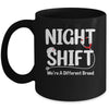 Night Shift We're Different Breed Funny Docter Nurse RN CNA Mug | siriusteestore