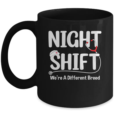 Night Shift We're Different Breed Funny Docter Nurse RN CNA Mug | siriusteestore