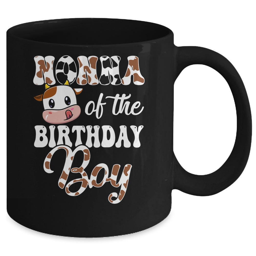 Nonna Of The Birthday Boy Cow Farm 1st Birthday Boy Mug | siriusteestore