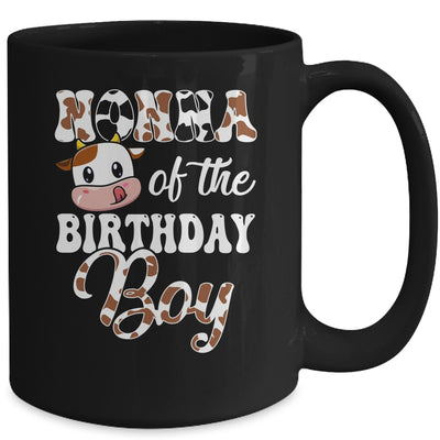 Nonna Of The Birthday Boy Cow Farm 1st Birthday Boy Mug | siriusteestore