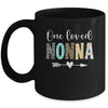 Nonna Women Cute Design One Loved Nonna Mother's Day Mug | siriusteestore