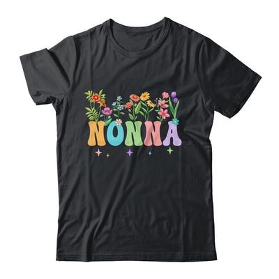 Nonna Women Wildflower Floral Design Nonna Mothers Day Shirt & Tank Top | siriusteestore