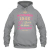 November 1945 80 Years Of Being Awesome Retro 80th Birthday Shirt & Tank Top | siriusteestore