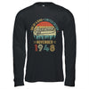 November 1948 Vintage 75 Years Old Retro 75th Birthday Shirt & Hoodie | siriusteestore