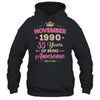 November 1990 35 Years Of Being Awesome Retro 35th Birthday Shirt & Tank Top | siriusteestore