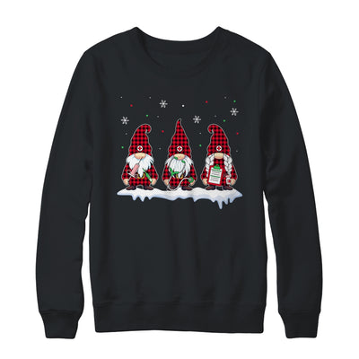 Nurse Christmas Gnome Cute Xmas Red Plaid Nurses Women Shirt & Sweatshirt | siriusteestore