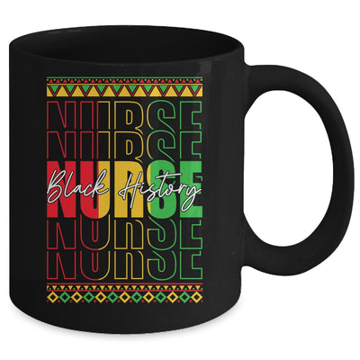 Nurse Retro Black History Month Registered Nurse Men Women Mug | siriusteestore