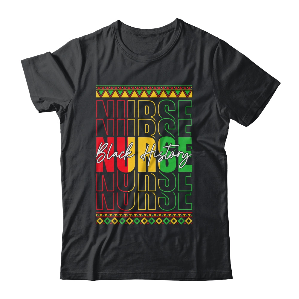 Nurse Retro Black History Month Registered Nurse Men Women Shirt & Hoodie | siriusteestore