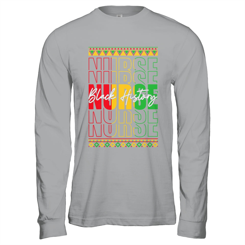 Nurse Retro Black History Month Registered Nurse Men Women Shirt & Hoodie | siriusteestore