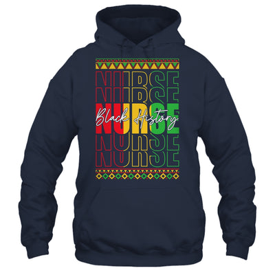 Nurse Retro Black History Month Registered Nurse Men Women Shirt & Hoodie | siriusteestore