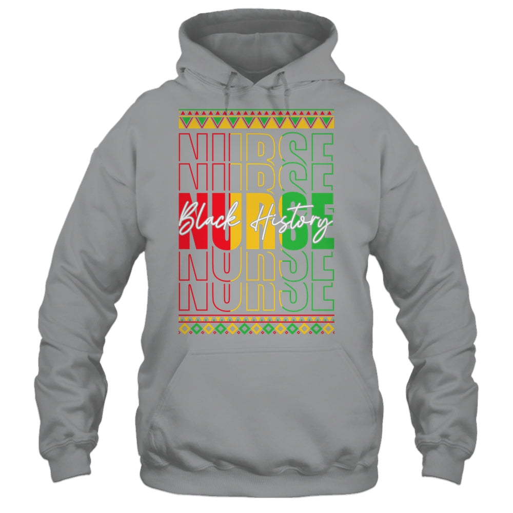 Nurse Retro Black History Month Registered Nurse Men Women Shirt & Hoodie | siriusteestore