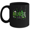 Nurse St Patrick's Day Lucky Nurse Shamrock Love Nurse Life Mug | siriusteestore
