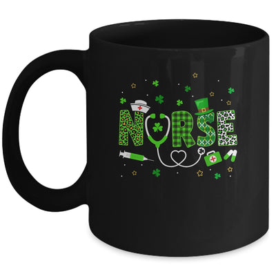 Nurse St Patrick's Day Lucky Nurse Shamrock Love Nurse Life Mug | siriusteestore
