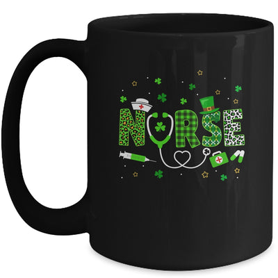 Nurse St Patrick's Day Lucky Nurse Shamrock Love Nurse Life Mug | siriusteestore