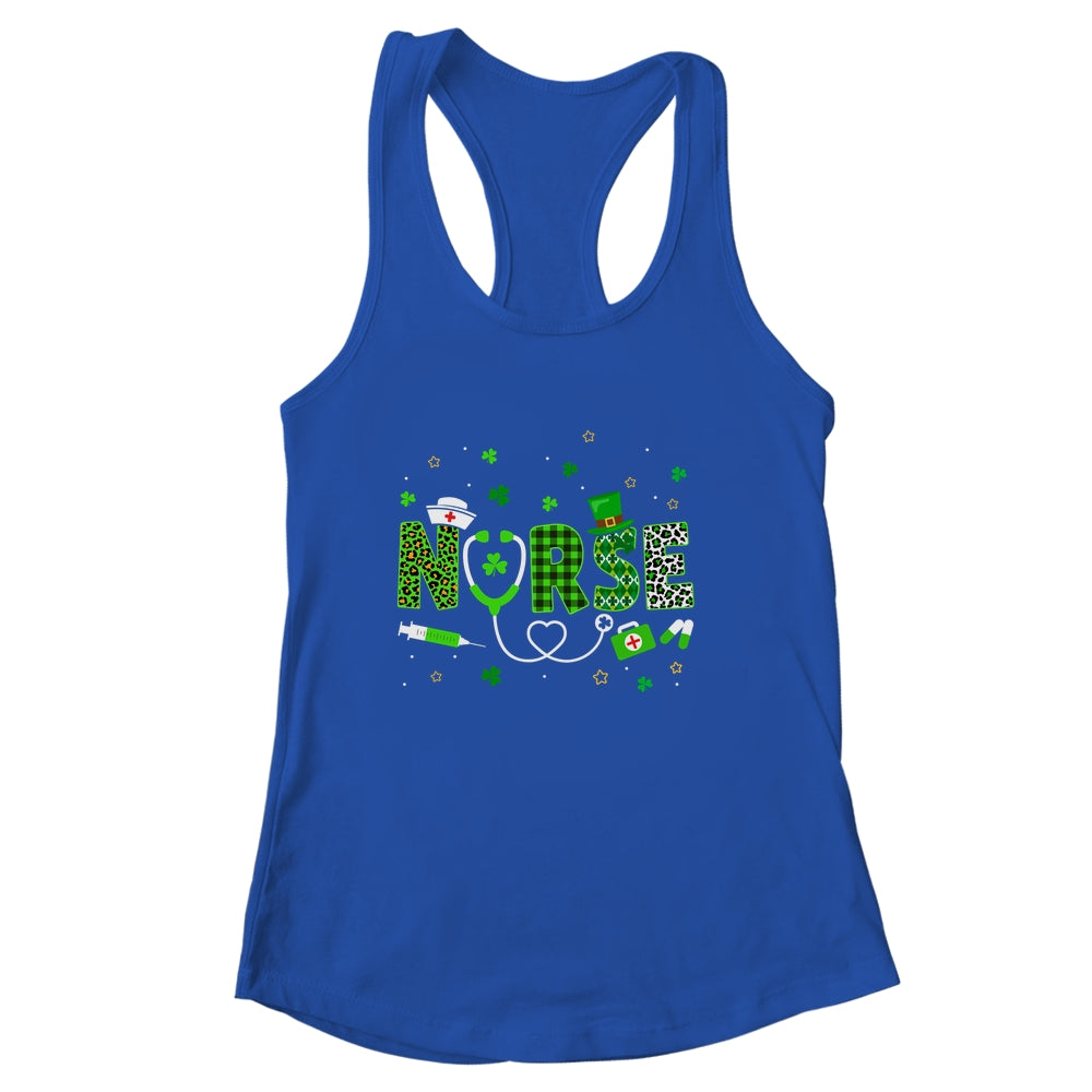 Nurse St Patrick's Day Lucky Nurse Shamrock Love Nurse Life Shirt & Tank Top | siriusteestore