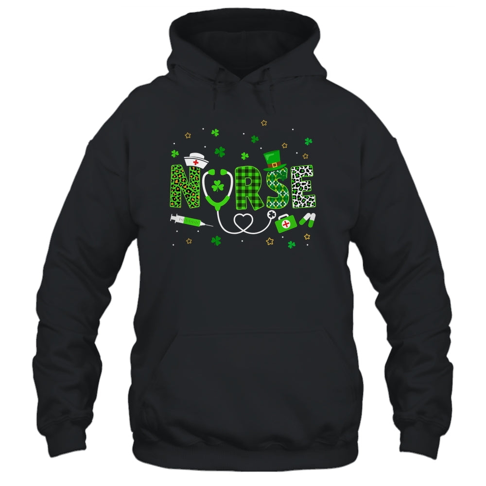 Nurse St Patrick's Day Lucky Nurse Shamrock Love Nurse Life Shirt & Tank Top | siriusteestore