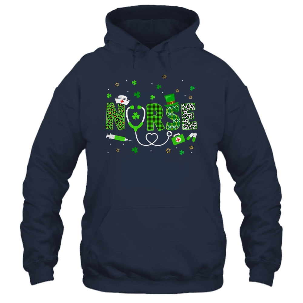 Nurse St Patrick's Day Lucky Nurse Shamrock Love Nurse Life Shirt & Tank Top | siriusteestore