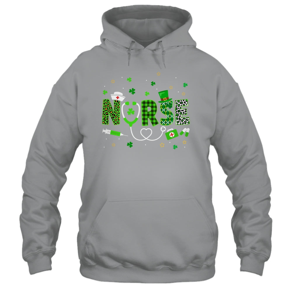 Nurse St Patrick's Day Lucky Nurse Shamrock Love Nurse Life Shirt & Tank Top | siriusteestore
