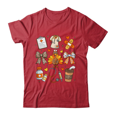 Nurse Thanksgiving Thankful Turkey Healthcare Worker Autumn Shirt & Sweatshirt | siriusteestore