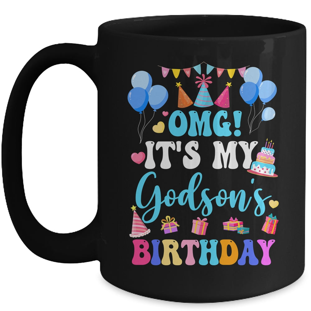 OMG It's My Godson's Birthday Happy To Me You Aunt Uncle Mug | siriusteestore