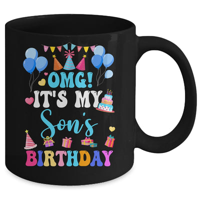 OMG It's My Son's Birthday Happy To Me You Daddy Mommy Mug | siriusteestore