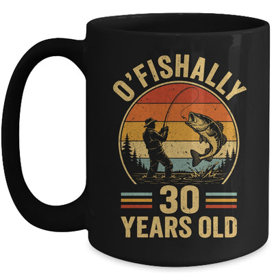 O'fishally 30 Years Old Fisherman 30Th Birthday Fishing Mug | siriusteestore