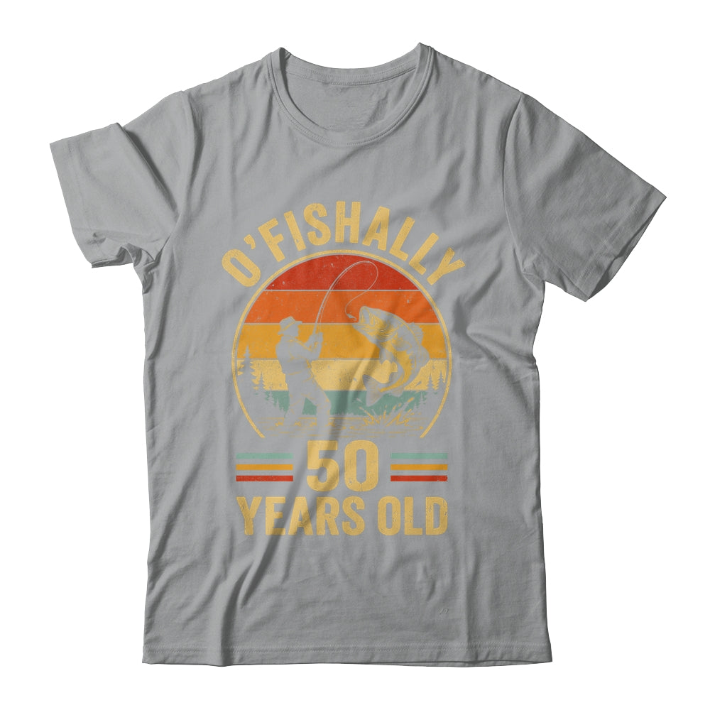 O'fishally 50 Years Old Fisherman 50Th Birthday Fishing Shirt & Hoodie | siriusteestore