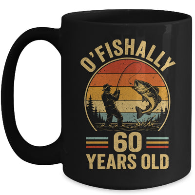 O'fishally 60 Years Old Fisherman 60Th Birthday Fishing Mug | siriusteestore